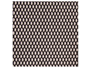 Решетка декоративная Alloid №4, без упаковки, 100×20 см, черная