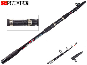 Спінінг Siweida "Tele Carp" скловолокно, 4 кільця, 5-секційний 3м 150г