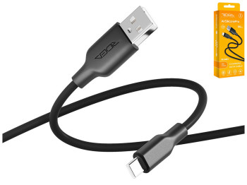Кабель USB Ridea RC-AI21 AirSiliconePro Type-C 3A Цвет Черный
