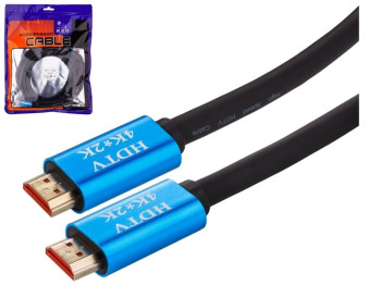Кабель HDMI- HDMI 2.0V 3m 4K, Чёрный