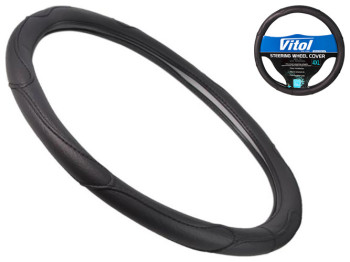 Чехол на руль 16556-10 B XXXXL (47-49см), черный