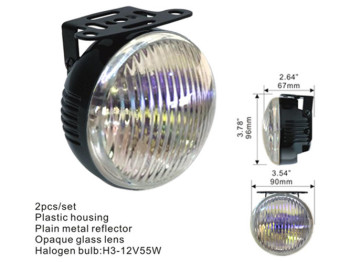 Фара дополнительная DLAA 168-RY/H3-12V-55W/D=90мм