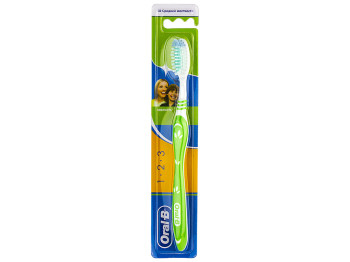 Зубна щітка Oral-B "1-2-3 свіжість" 40 середня жорсткість (ціна за 1шт)