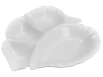 Менажниця Лист, порцеляна, 30,5см