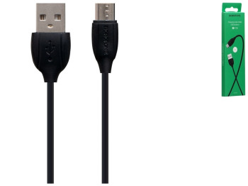 Кабель USB Borofone BX19 Benefit Micro, Чорний