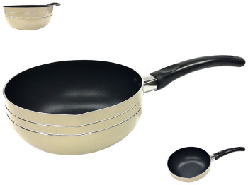 Ковшик алюминиевый Benson, антипригарное  мраморное покрытие, 1,5л, 18см