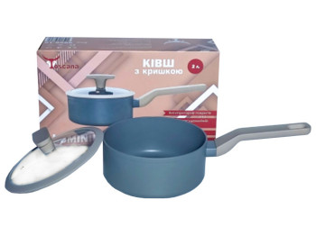 Ковш Alum, со стеклянной крышкой, 2л