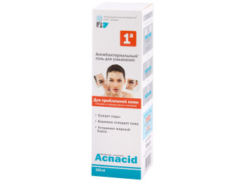 Гель для вмивання антибактеріальний "Elfa Pharm" Acnacid 150мл