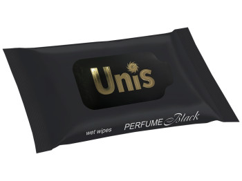 Вологі серветки Unis Perfume Black антибактеріальні 15шт