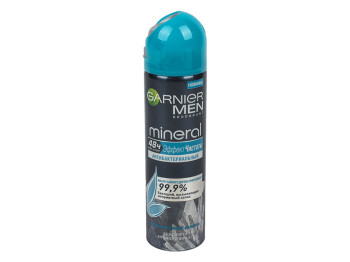 Дезодорант-антиперспірант спрей для чоловіків Garnier Mineral "Ефект чистоти" для тіла 150мл
