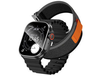 Смарт-годинник Hoco Y42 Ultra, Bluetooth 5.3, TFT дисплей, 260мАч, пластик, метал, 220×95×30мм