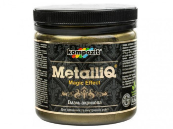 Емаль акрилова MetalliQ "Римське золото" 0,5л