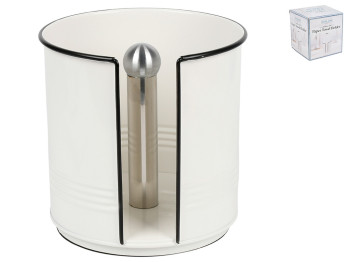 Підставка для паперових рушників Home Ace, метал, 17×7см, колір білий