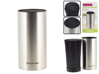 Подставка для ножей Kamille 11х11х22см с наполнителем