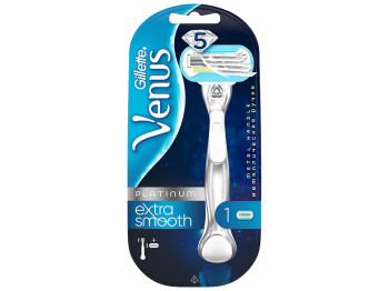 Бритва с 1 сменной кассетой GILLETTE VENUS Platinum 5 лезвий 1шт