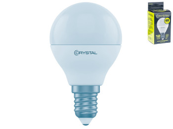Лампа светодиодная шар Crystal Led G45-001 G45 4W цоколь-Е14-маленький, холодный белый свет