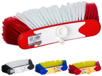 Щетка автомобильная Plastart люкс 23,8х5,7см ворс 8см, с переходниками под шланг для воды и ручку