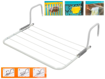 Сушилка для белья навесная 51х42см (цвета ассорти)