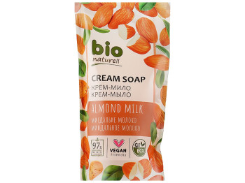 Крем-мило Bio Naturell Мигдальне молочко дой-пак 460мл