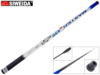 Вудка Siweida "Master trout" карбон, без кілець, 10-секційна 4,5м 5-20г