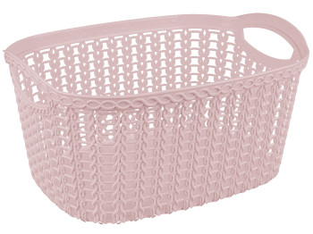 Кошик ажурний універсальний Efe Plastics Косичка (колір капучино) 32х24х16см 5л