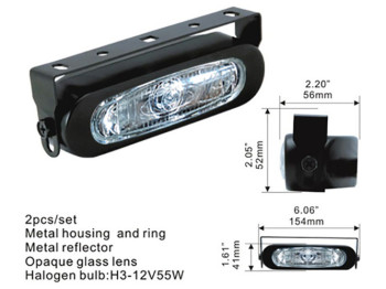 Фара дополнительная DLAA 990B-W/H3-12V-55W/154x41мм