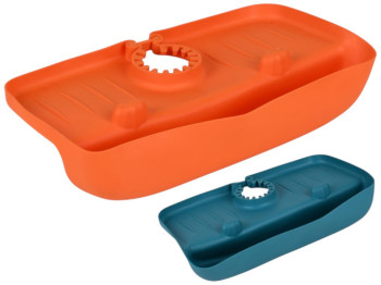 Килимок дренажний для раковини, під кран, термопластична гума (TPR), 27×13см (ціна за 1шт)