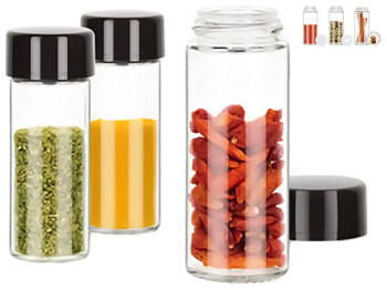 Емкости для специй Season Антрацитовые (цена за набор 3шт) 74916