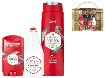 Подарочный набор Old Spice (Твердый дезодорант+Гель для душа 3в1+Лосьон после бритья)