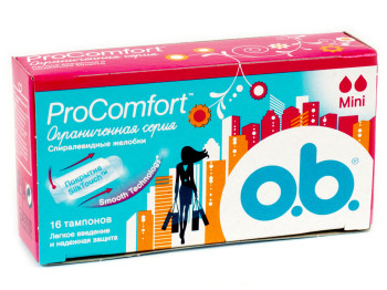 Тампоны O.b. Comfort Mini 2капли 16шт