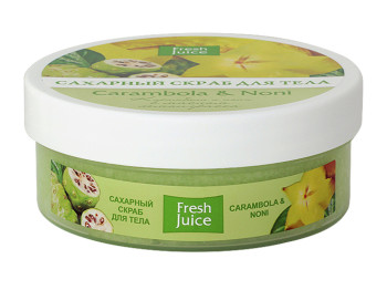 Цукровий скраб для тіла Fresh Juice "Carambola & Noni" карамбола і ноні 225мл