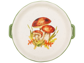 Блюдо керамическое Лесная Поляна, 28х25,5х3,7см