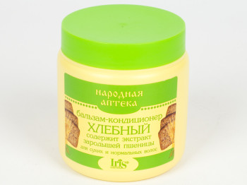 Бальзам-кондиціонер Iris "Народна аптека" "хлібний" для сухого і нормального волосся 500мл
