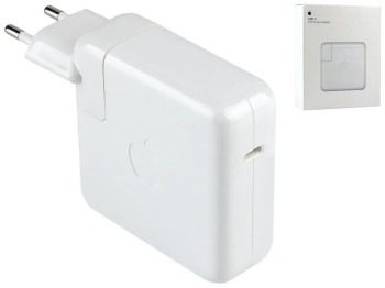 Сетевое Зарядное Устройство Macbook USB-C PD96W 1:1 Цвет Белый