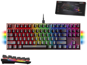 Клавиатура Игровая Fantech MAXFIT 87 MK856 RGB Red Switch, цвет Черный