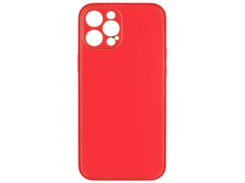 Чехол Leather Gold with Frame without Logo для iPhone 12 Pro Max Цвет 2, Red
