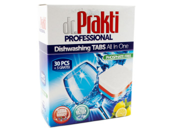 Таблетки для посудомоечной машины "Dr.Prakti" 30+5 шт