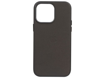 Чехол Leather Case для iPhone 14 Pro Max Цвет Midnight