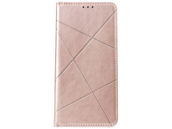 Чехол-книжка Business Leather для Xiaomi Poco X4/Redmi Note 11 Цвет Розовый