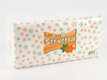 Салфетки "Servetta" Ecolo белые 24x24см 450шт