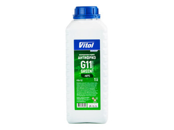 Антифриз VITOL G11 Green, 1л