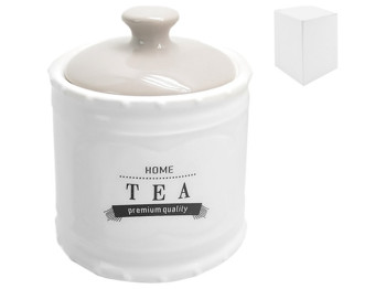 Банка для чаю Prestige керамічна 11х11х14см 600мл
