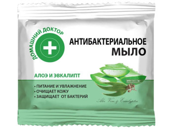 Мило антибактеріальне Домашній Доктор алое і евкаліпт 70г