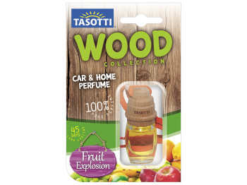 Освежитель воздуха на зеркало Tasotti Wood пробковый Fruit 7мл