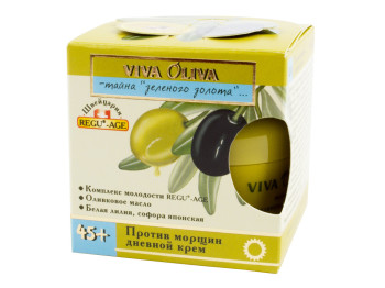 Крем для обличчя "Viva Oliva" денний проти зморшок "45+" 50мл