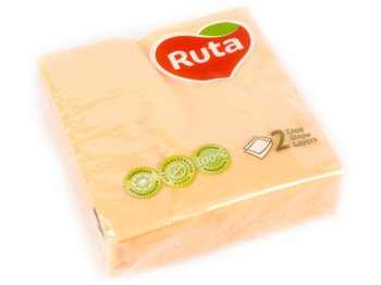 Салфетки Ruta Double Luxe двухслойные "Марроканская роза" 24x24см 40шт