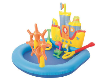 Басейн дитячий надувний Корабель Play Center. Bestway 52211