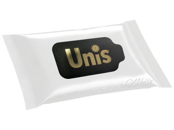 Вологі серветки Unis Perfume White антибактеріальні 15шт