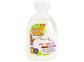 Гель для прання Funny Owl Sensitive, 3,3л