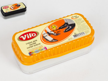 Губка-блиск для взуття "Vilo" безбарвна широка